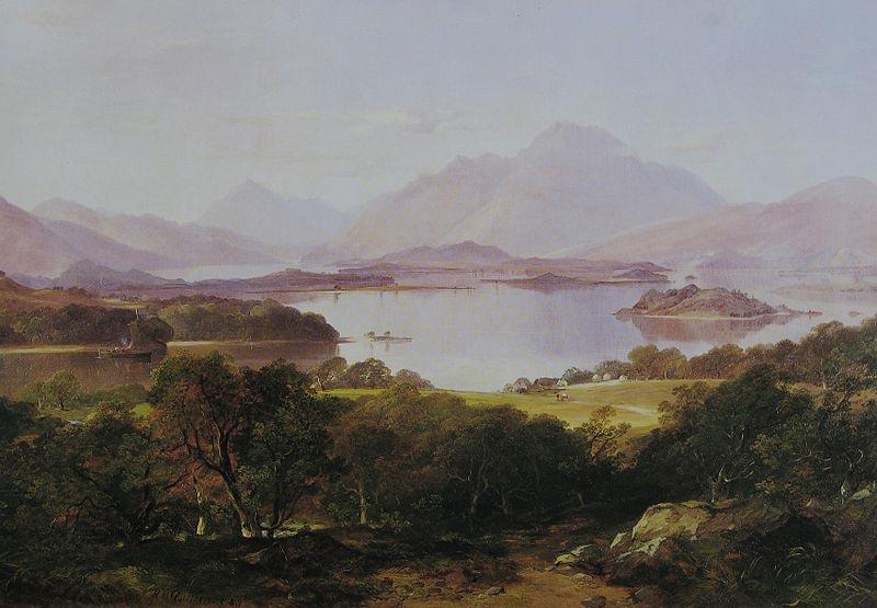 Horatio Mcculloch A View of Loch Lomond China oil painting art